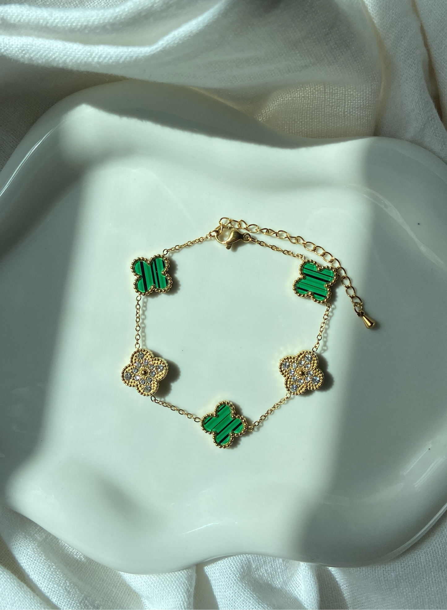 Green Lux Trébol bracelet