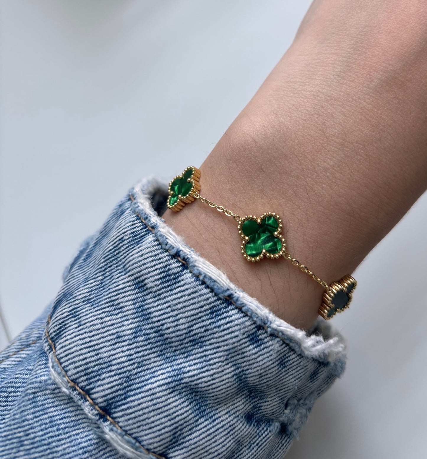 Green Trébol bracelet