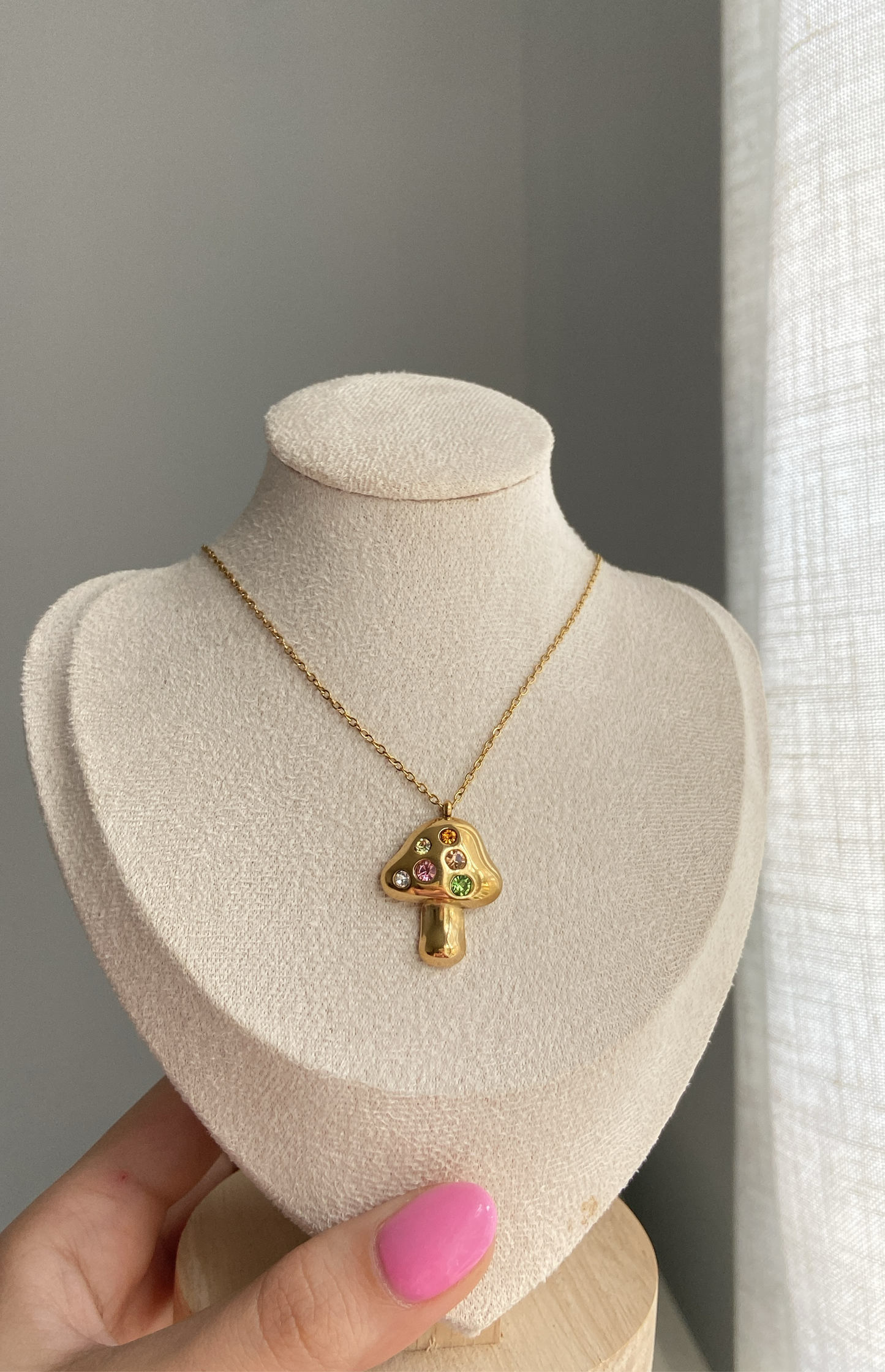 Mushroom Necklace