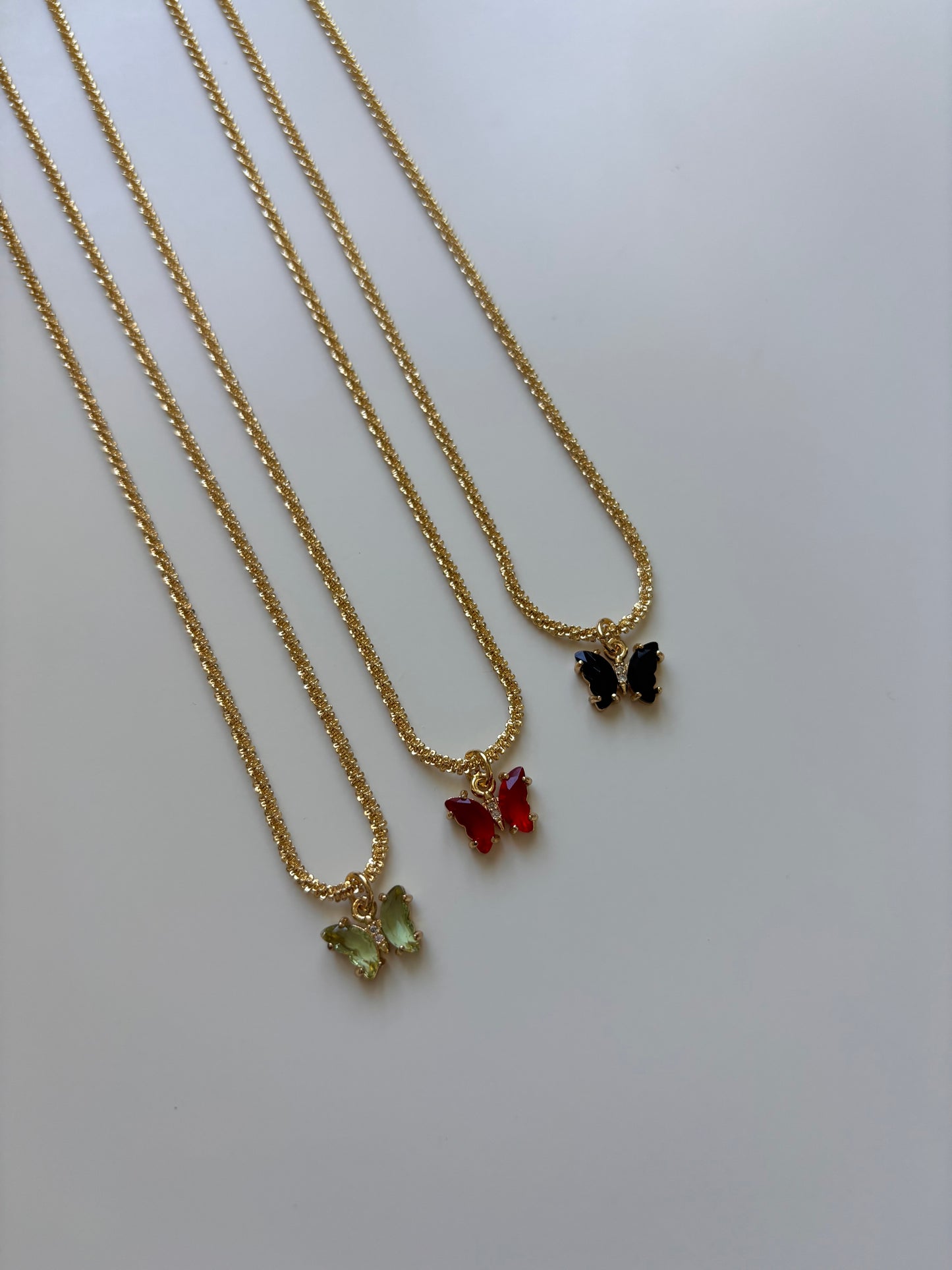 Color Butterfly Necklace