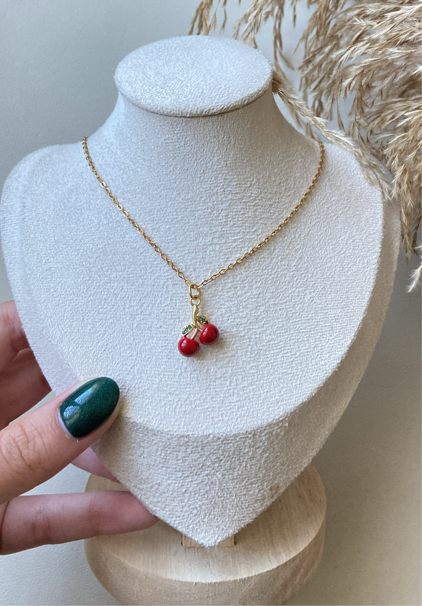 Cherry necklace small