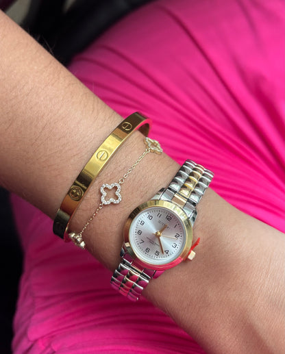 Dos tonos circle Watch