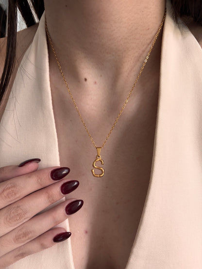 SALE initial necklace