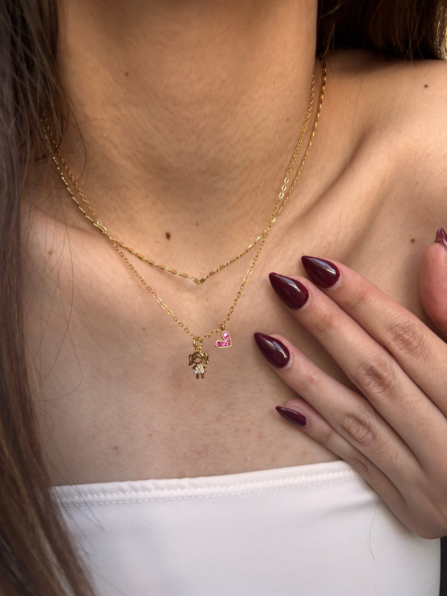 Mom Girl Necklace