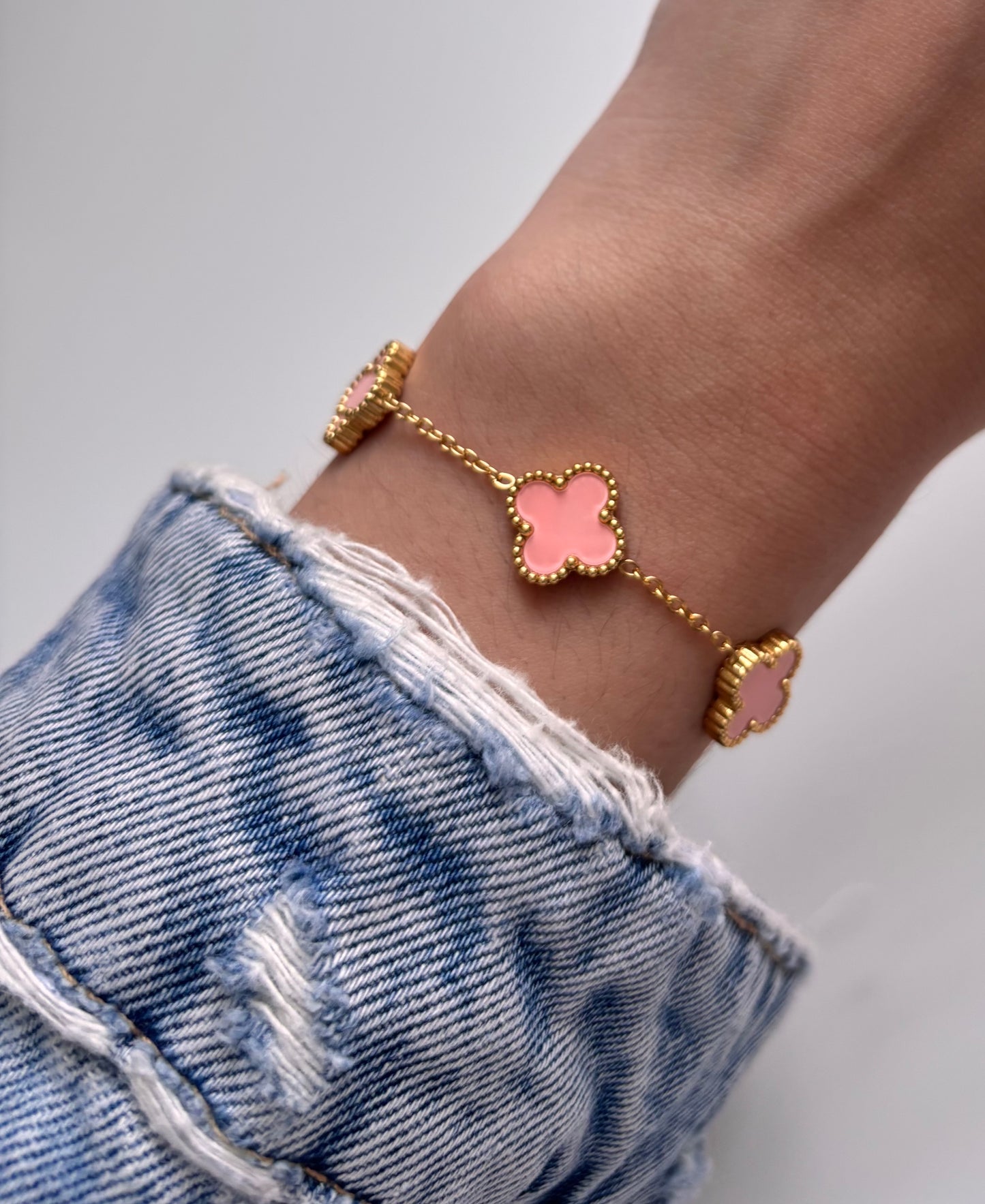 Pink Trebol Bracelet