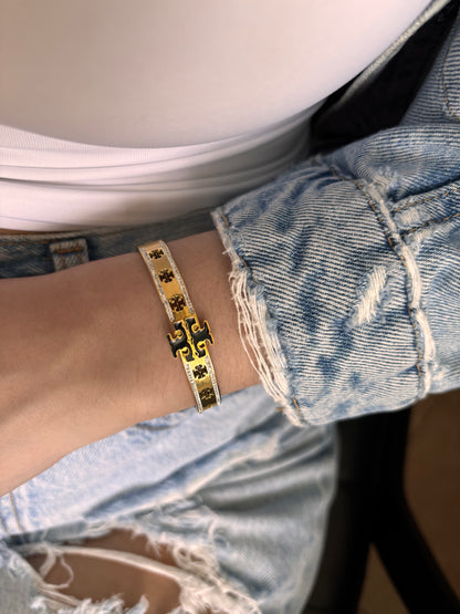 Torr Black Bangle