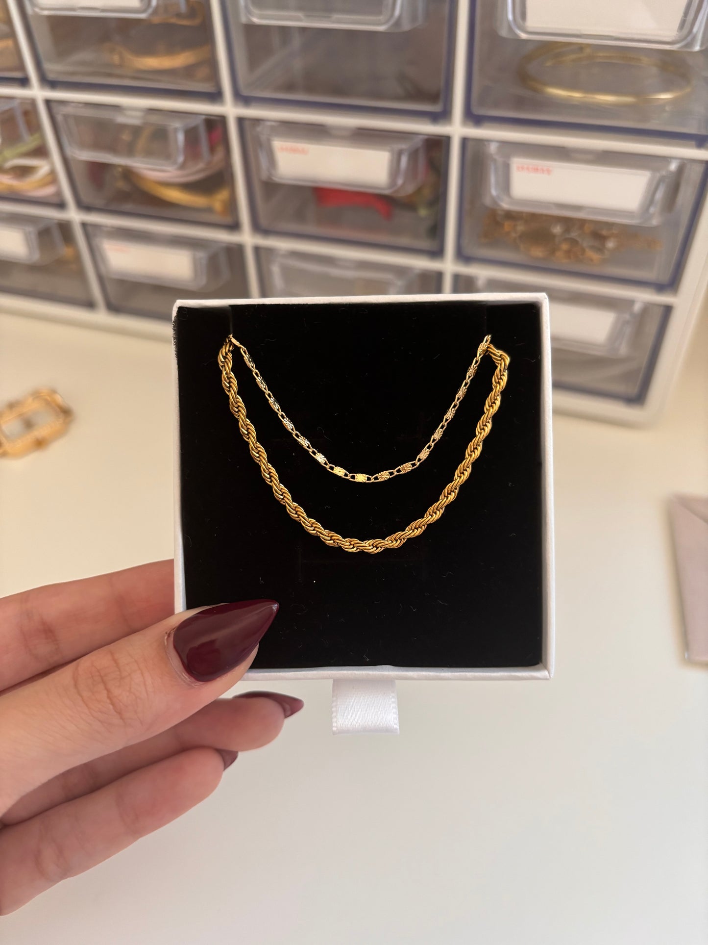 Golden Necklace Set