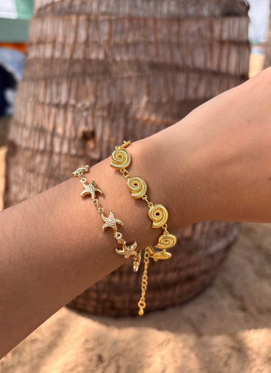 Summer Gold Bracelets