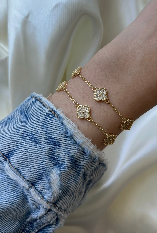 Glitter Trebol bracelet