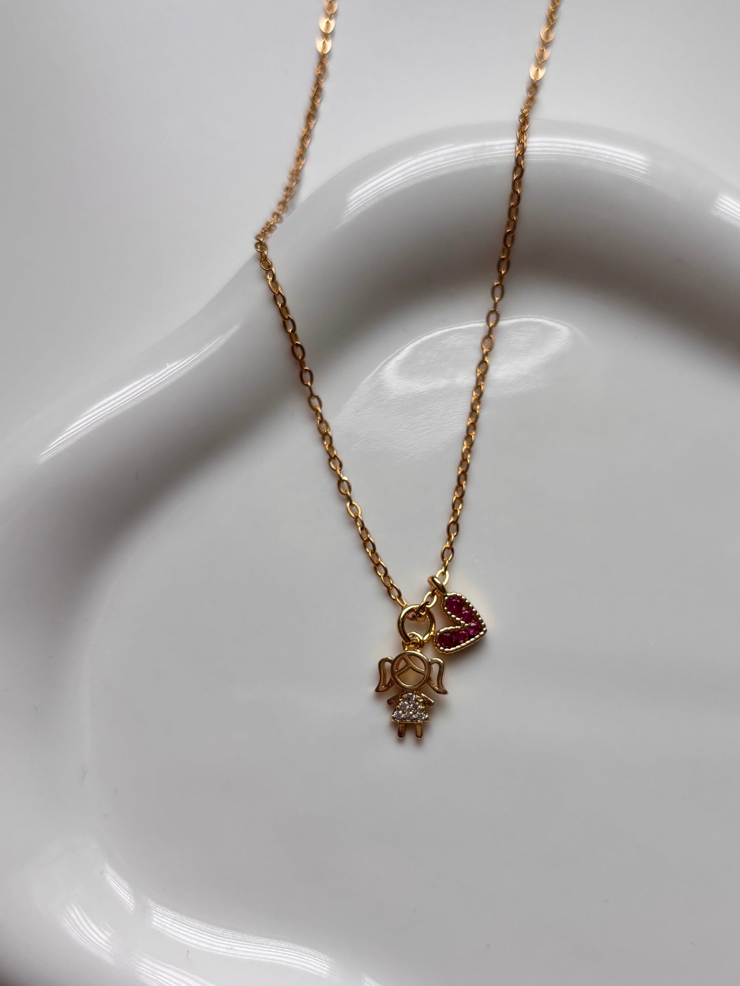 Mom Girl Necklace