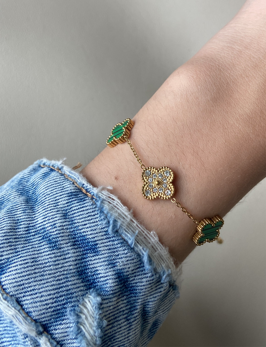 Green Trébol bracelet