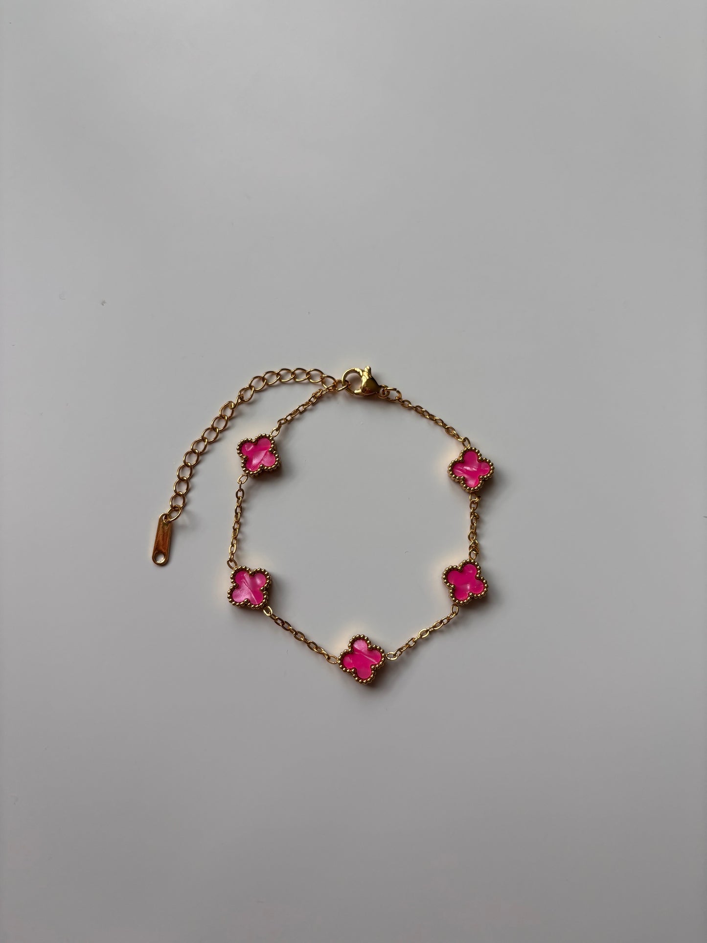 Pink Trebol Bracelet