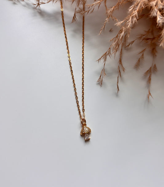 Mini Mushroom Necklace