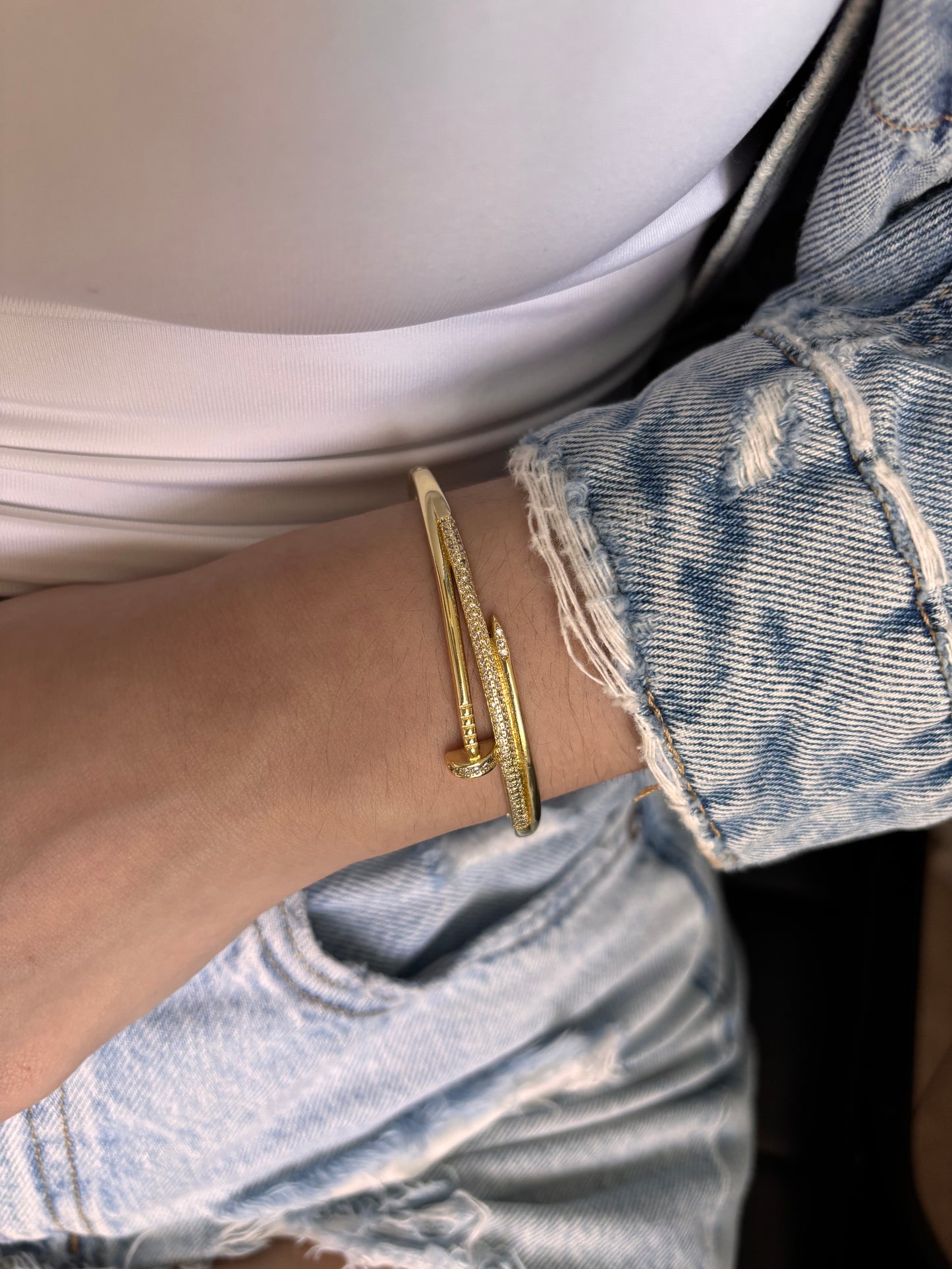 Glitter Clavo Bangle