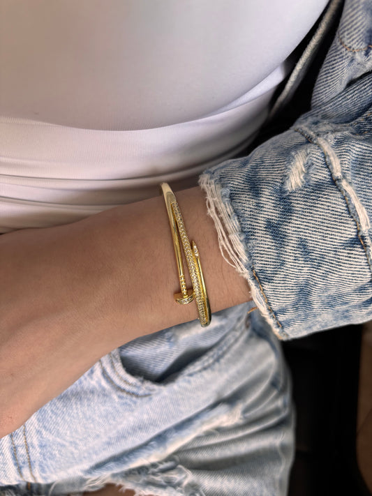 Glitter Clavo Bangle