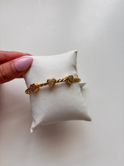 Hearts Bangle