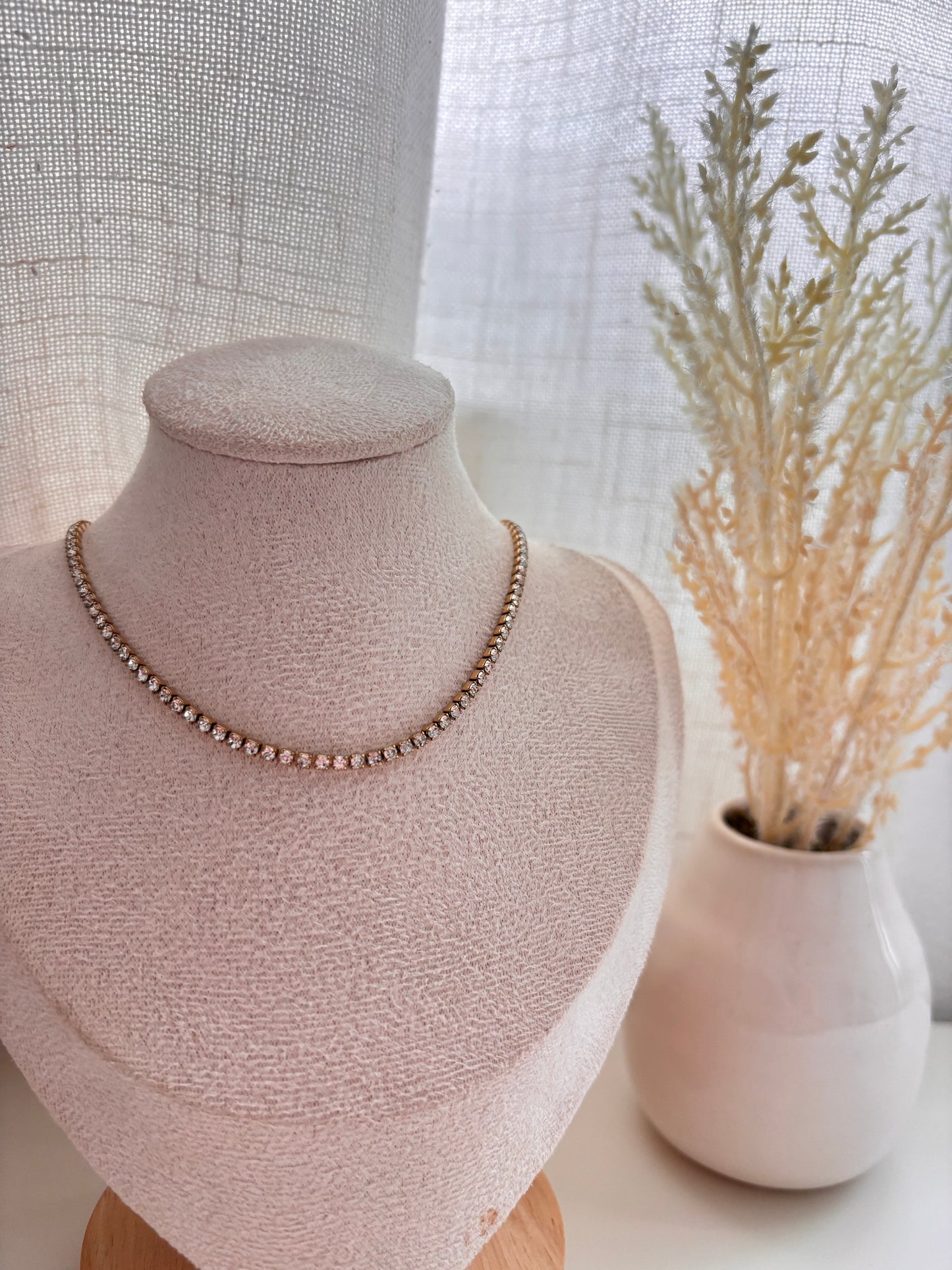 Rhinestone necklace