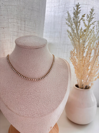 Rhinestone necklace
