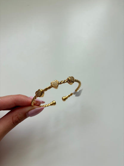 Hearts Bangle