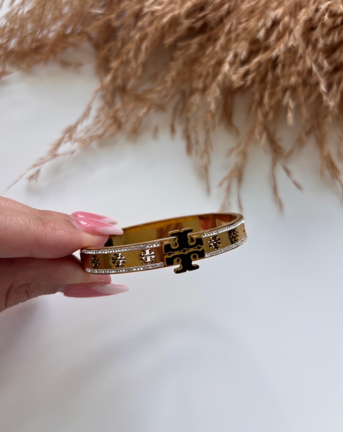 Torr Black Bangle