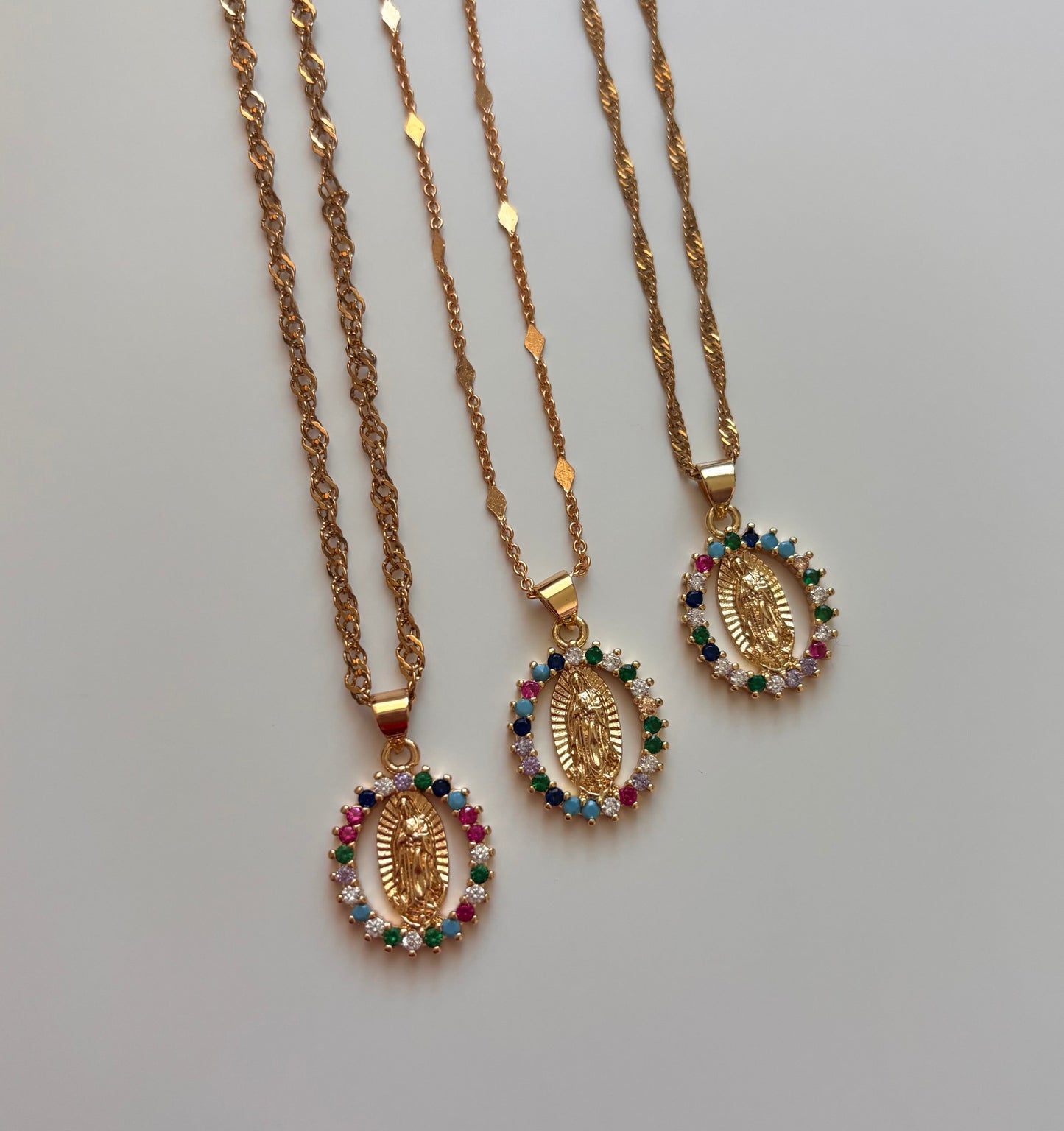 Virgen necklaces