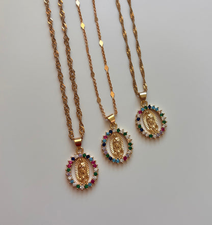 Virgen necklaces