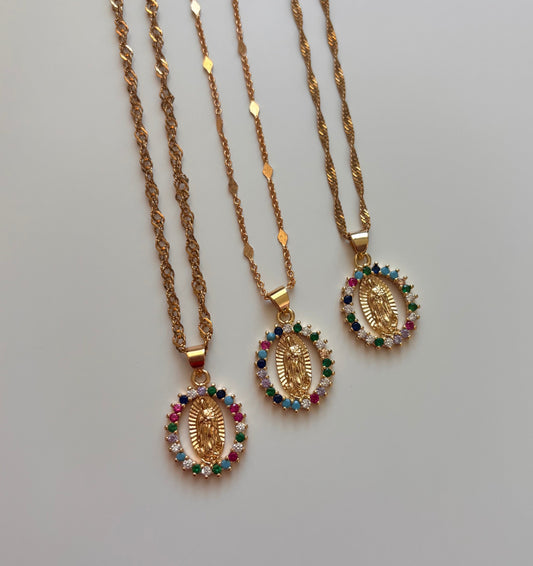 Virgen necklaces