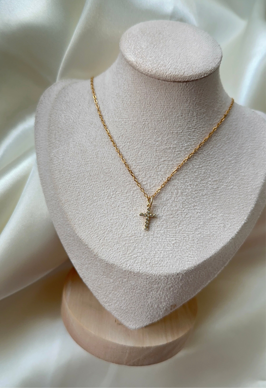 Mini cruz necklace