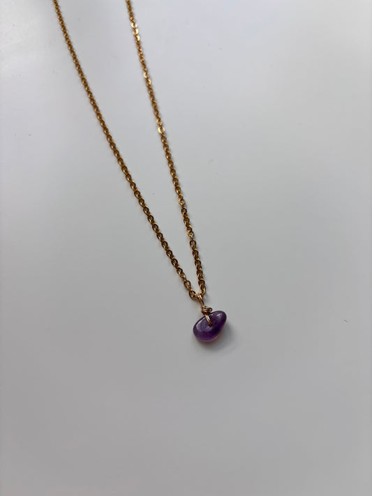 Amethyst necklace