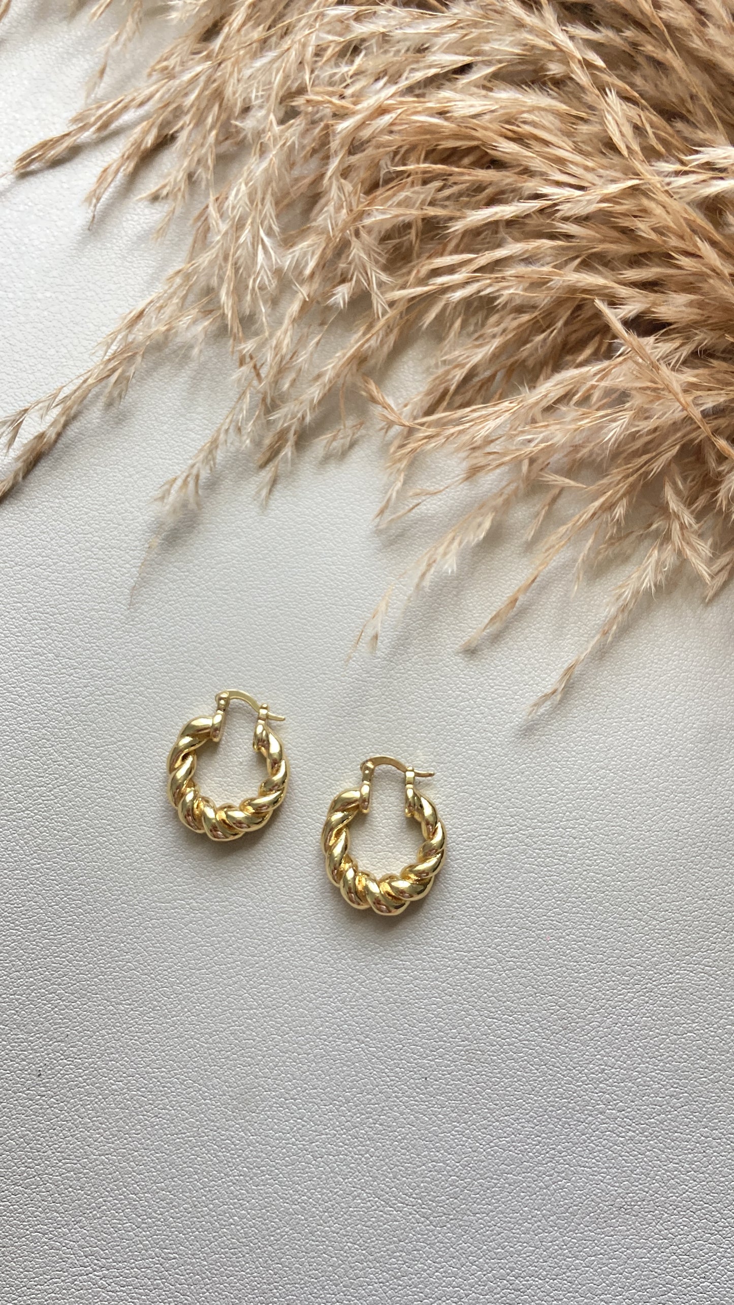 SALE twisted hoops