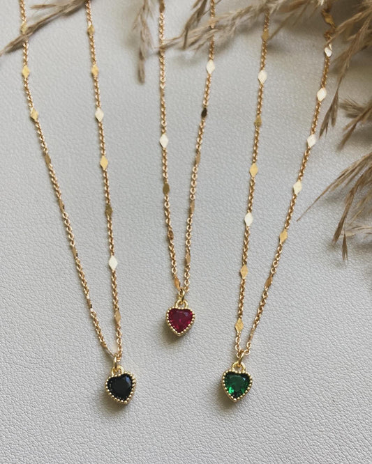 Heart necklaces