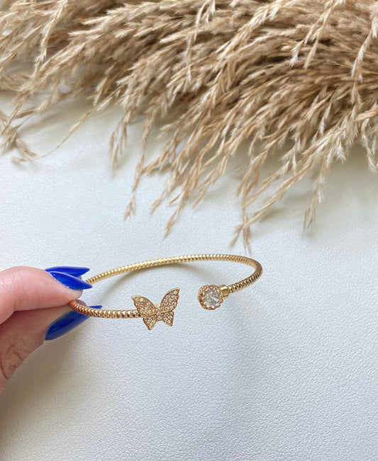 Butterfly bangle