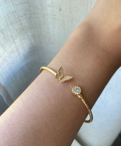 Butterfly bangle